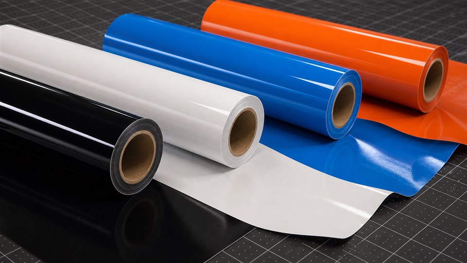 Glossy 3M film rolls