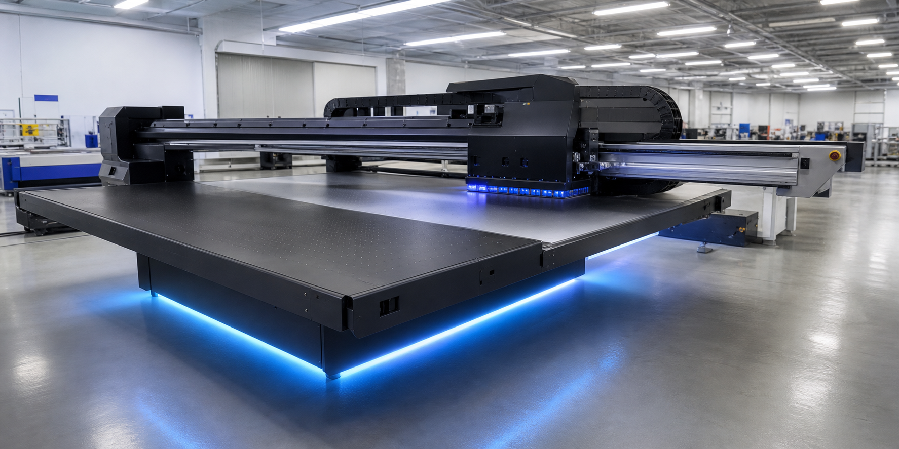 Flatbed wide-format printer