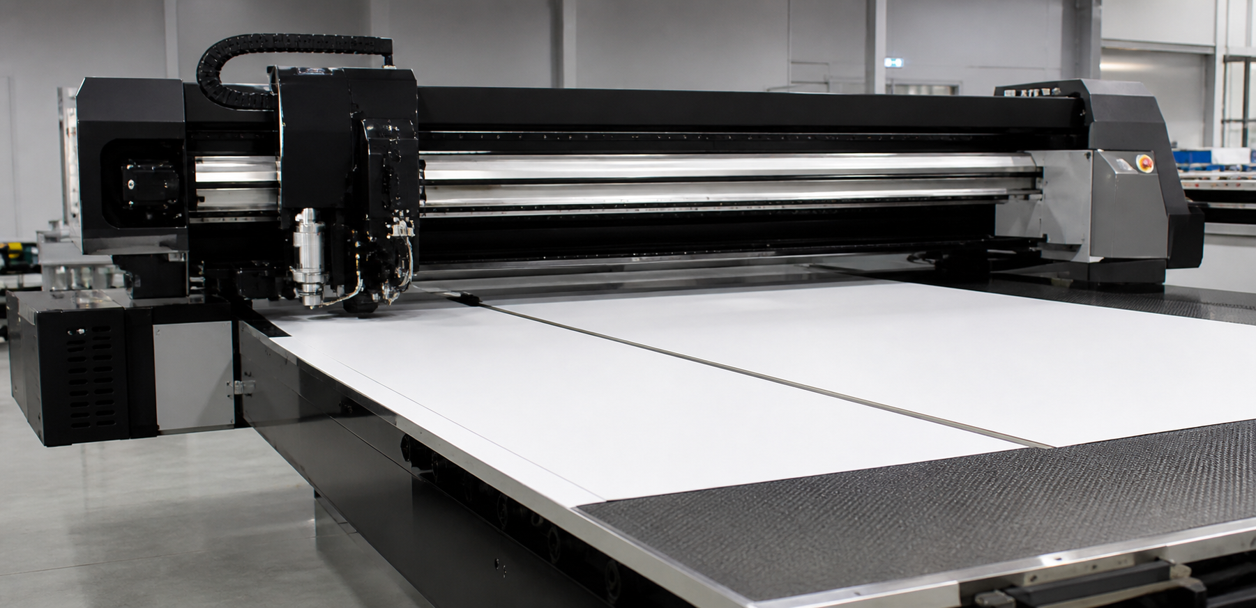Precision cutting equipment for clean graphic finishing