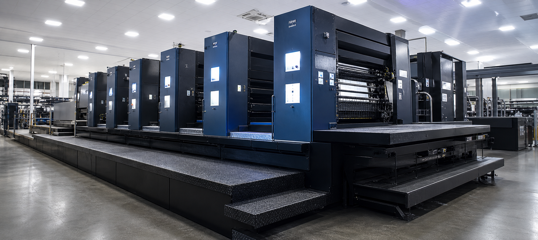 Large-format production equipment